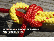 Tablet Screenshot of praxisberatung.heenemann.de